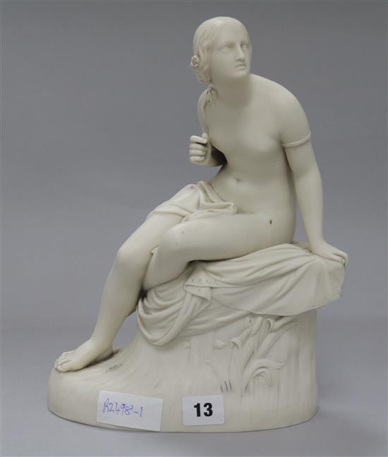 A Copeland parian figure of Sabrina, modelled by Marshall